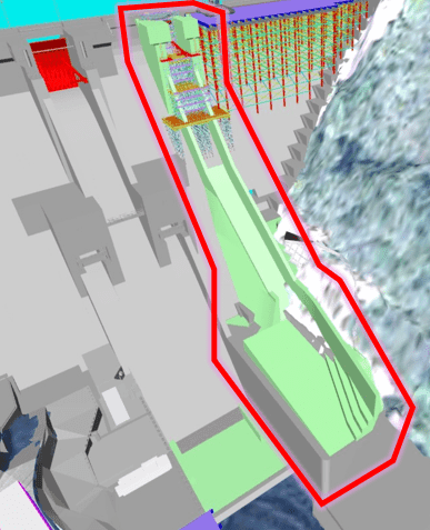 非常用洪水吐の増設