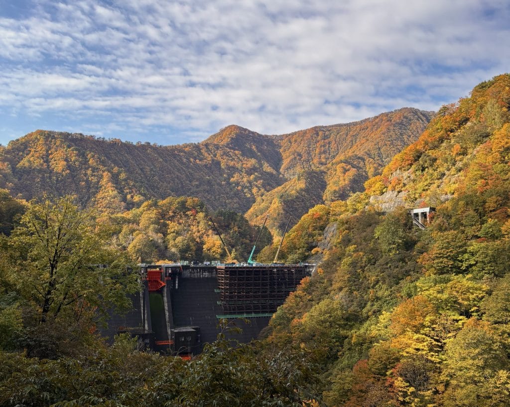 胎内川ダム 紅葉